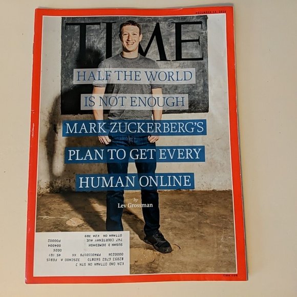 Time Mark Zuckerberg Facebook Person magazine 2010 2011 2013 2014 - Picture 10 of 16